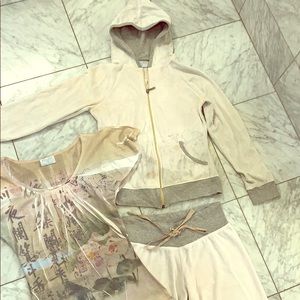 3pc Neiman Marcus Beau Claire Pettibone Loungewear